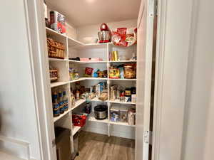 View of storage area