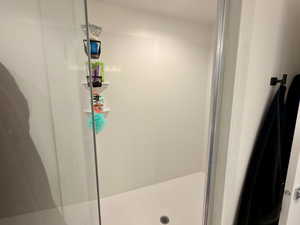 Bathroom with a shower stall