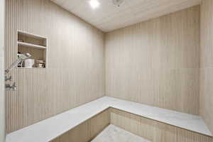 View of relaxing sauna