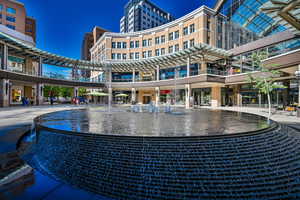 View of City Creek Shopping Center Water Feature