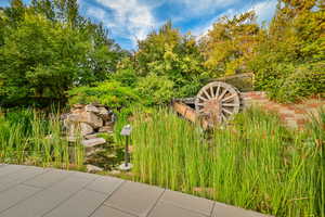View of walkable Memory Grove with trail leading to City Creek Trail head