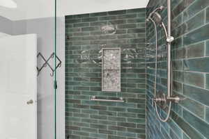 Guest bath with a shower stall