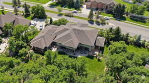 Aerial view of property and surrounding area