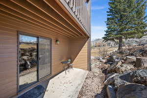 Patio off of bedroom