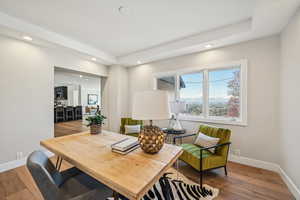 Office with views of the valley