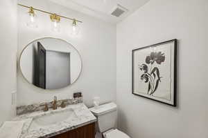 Main floor powder room