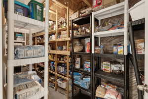 View of storage room