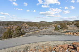 View of mountain background