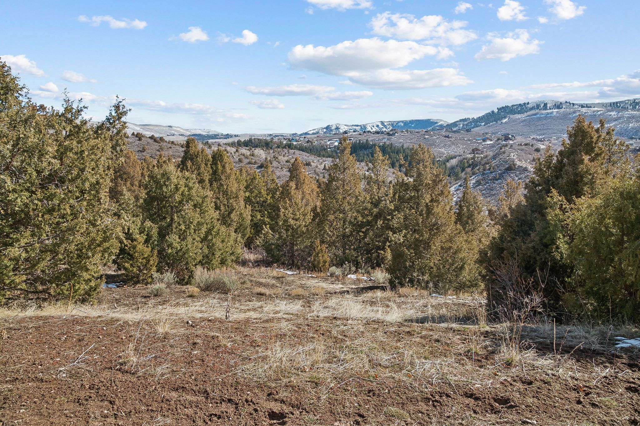 View of mountain background