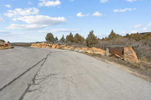 View of asphalt road