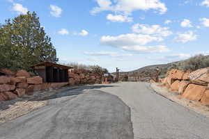 View of road featuring a mountain view