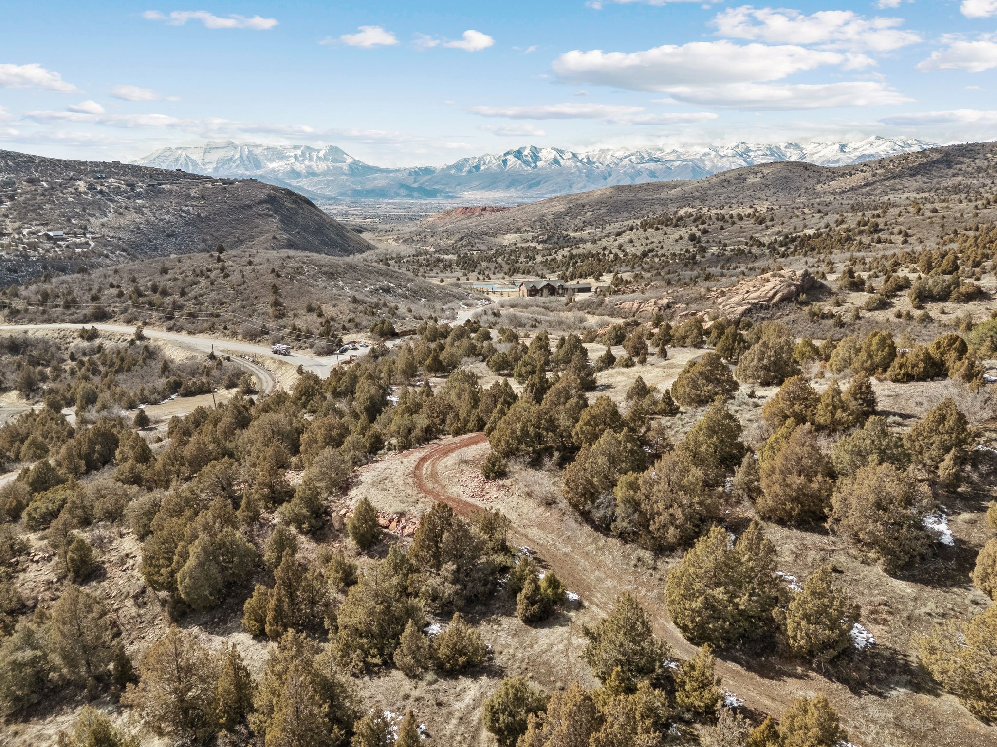 View of mountain background