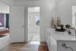 Photos are of the model townhome