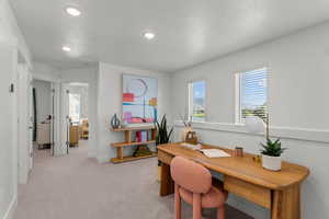 Photos are of the model townhome