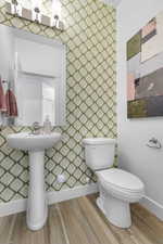 Photos are of the model townhome