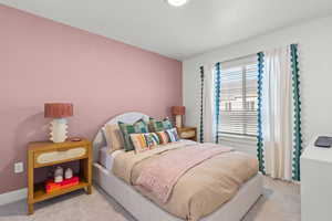 Photos are of the model townhome