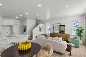 Photos are of the model townhome