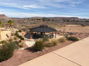 View of mountain background