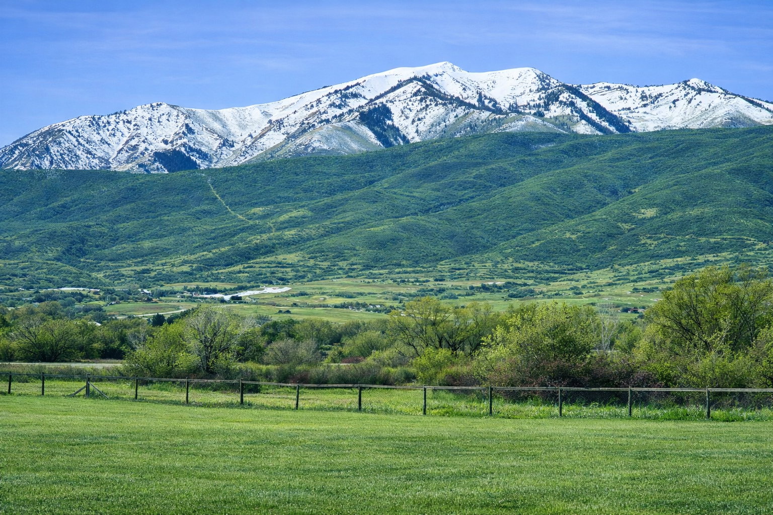 Photo from subject property looking west