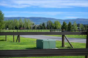 Photo is on the northeast corner of the property looking to the north, from the paved road.  The road shown in the photo is the main road that travels through Winterton Farms