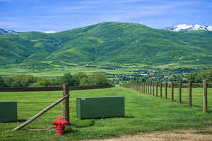 Photo is on the southeast corner of the property looking to the northeast, from the paved road.