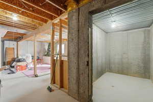 View of basement