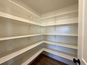 View of storage area