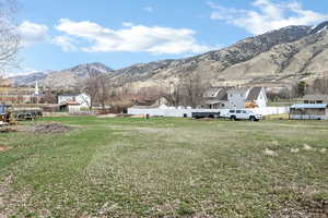 View of mountain background