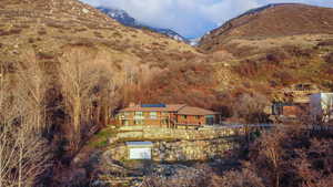 View of mountain background