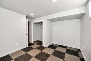 Basement bedroom