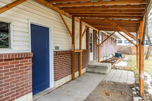 View of patio