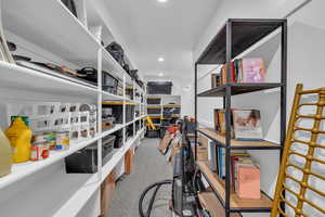 View of storage room