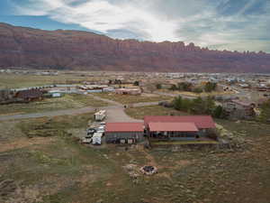 Aerial view of mountains