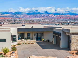 View of mountain backdrop