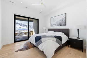 Guest Bedroom Suite with walkout to Stunning Views