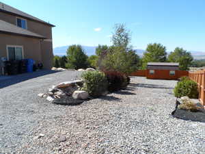 RV parking and backyard/shed access