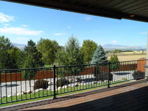 View from main level deck