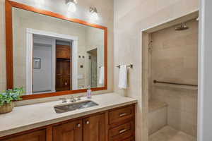 Basement Second Bedroom Ensuite with Steam Shower