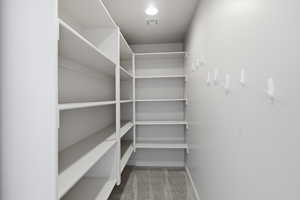 View of storage area