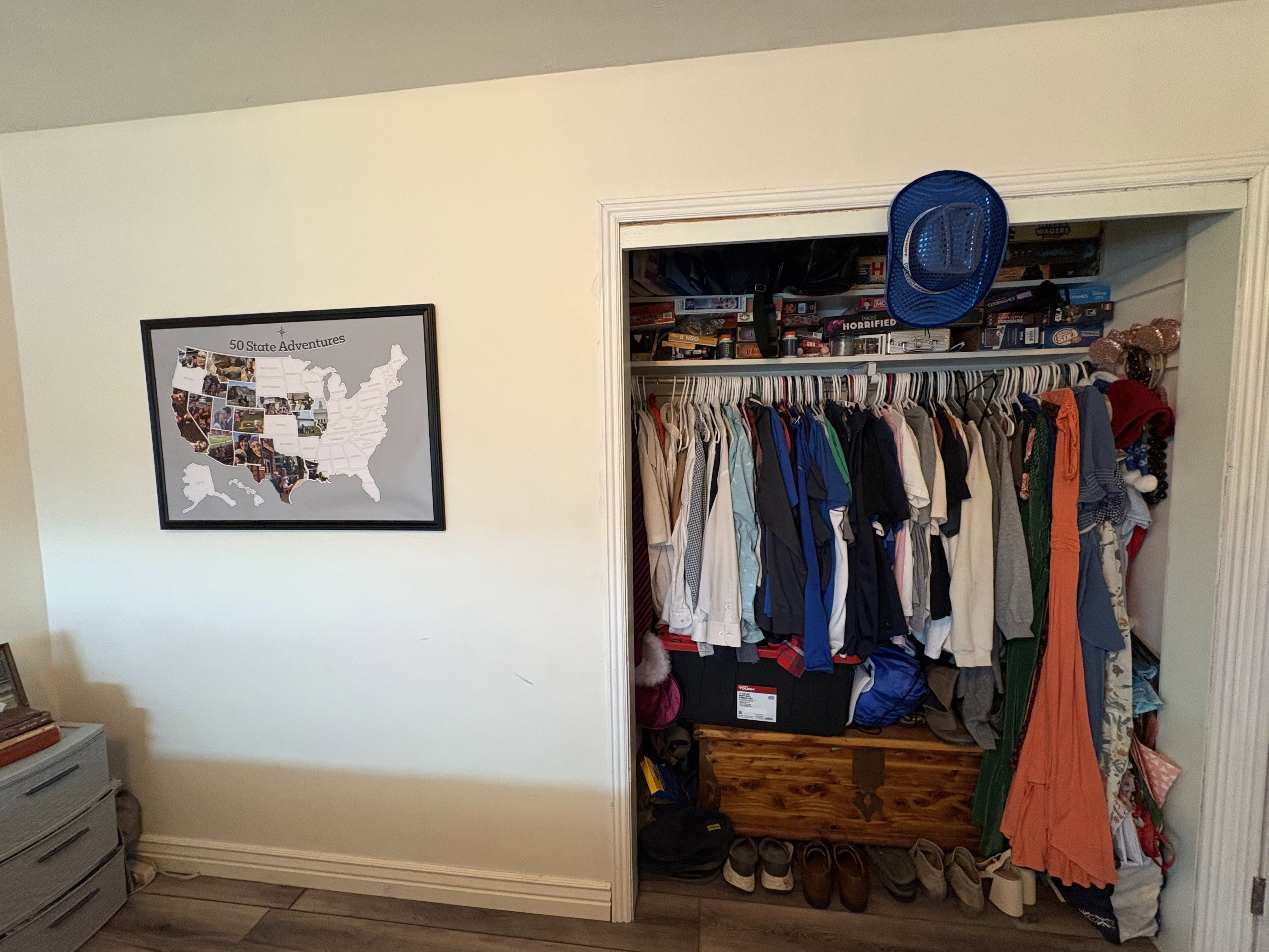 View of closet