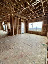 View of unfinished primary suite
