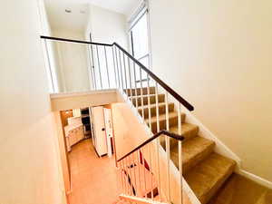 Staircase between main level and 2nd level