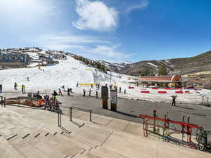 View of community with a mountain view