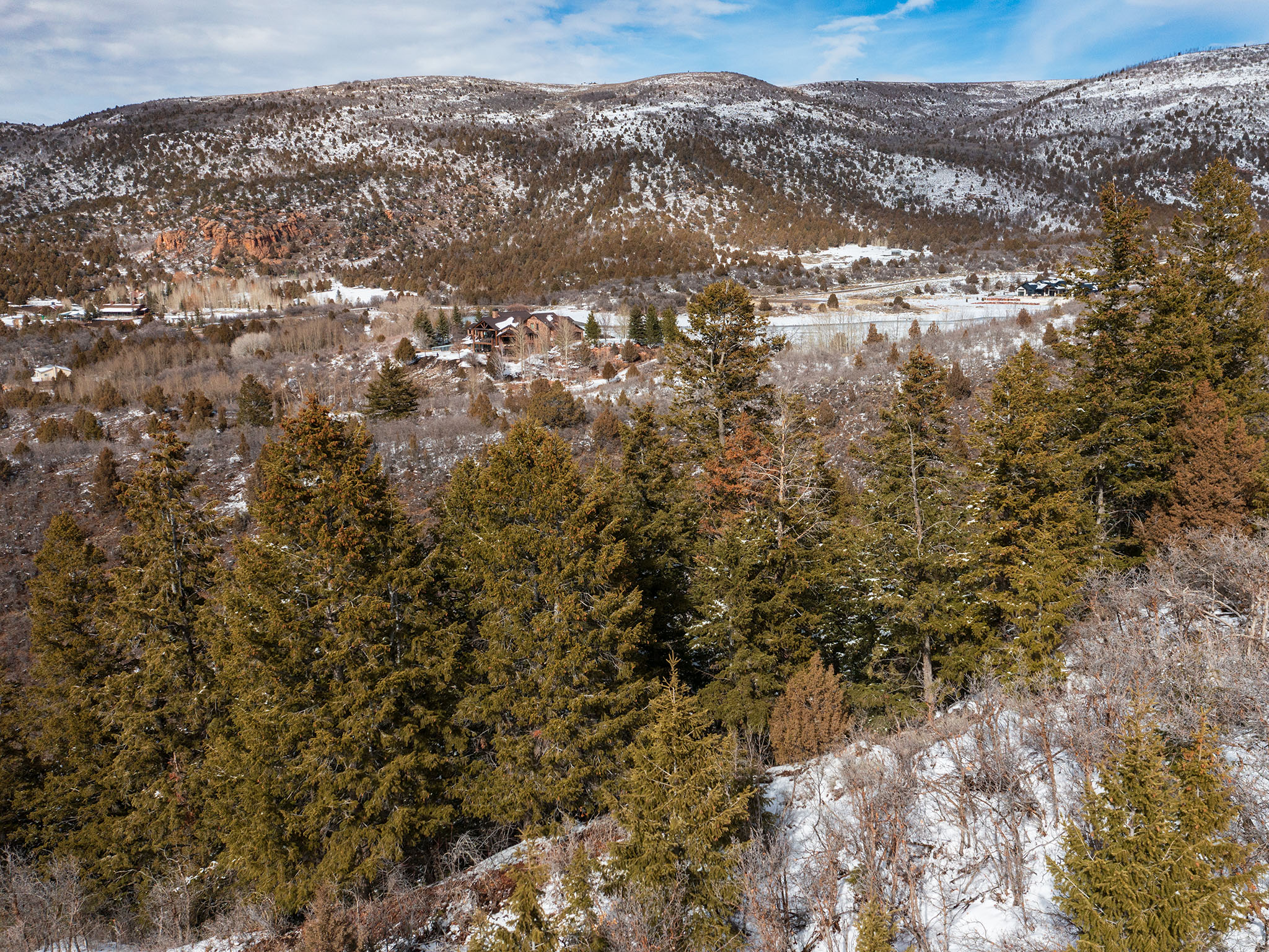 View of mountain background
