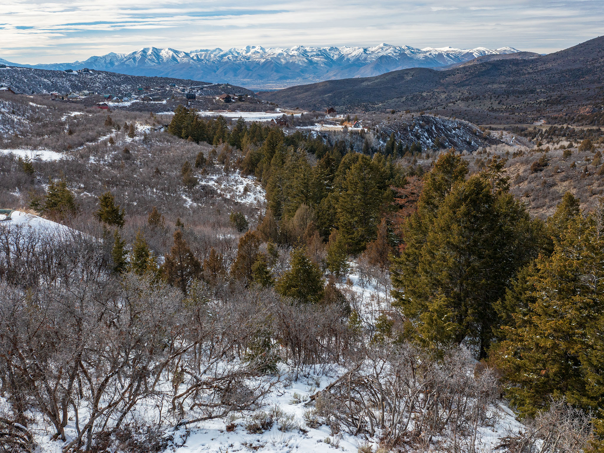 View of mountain backdrop
