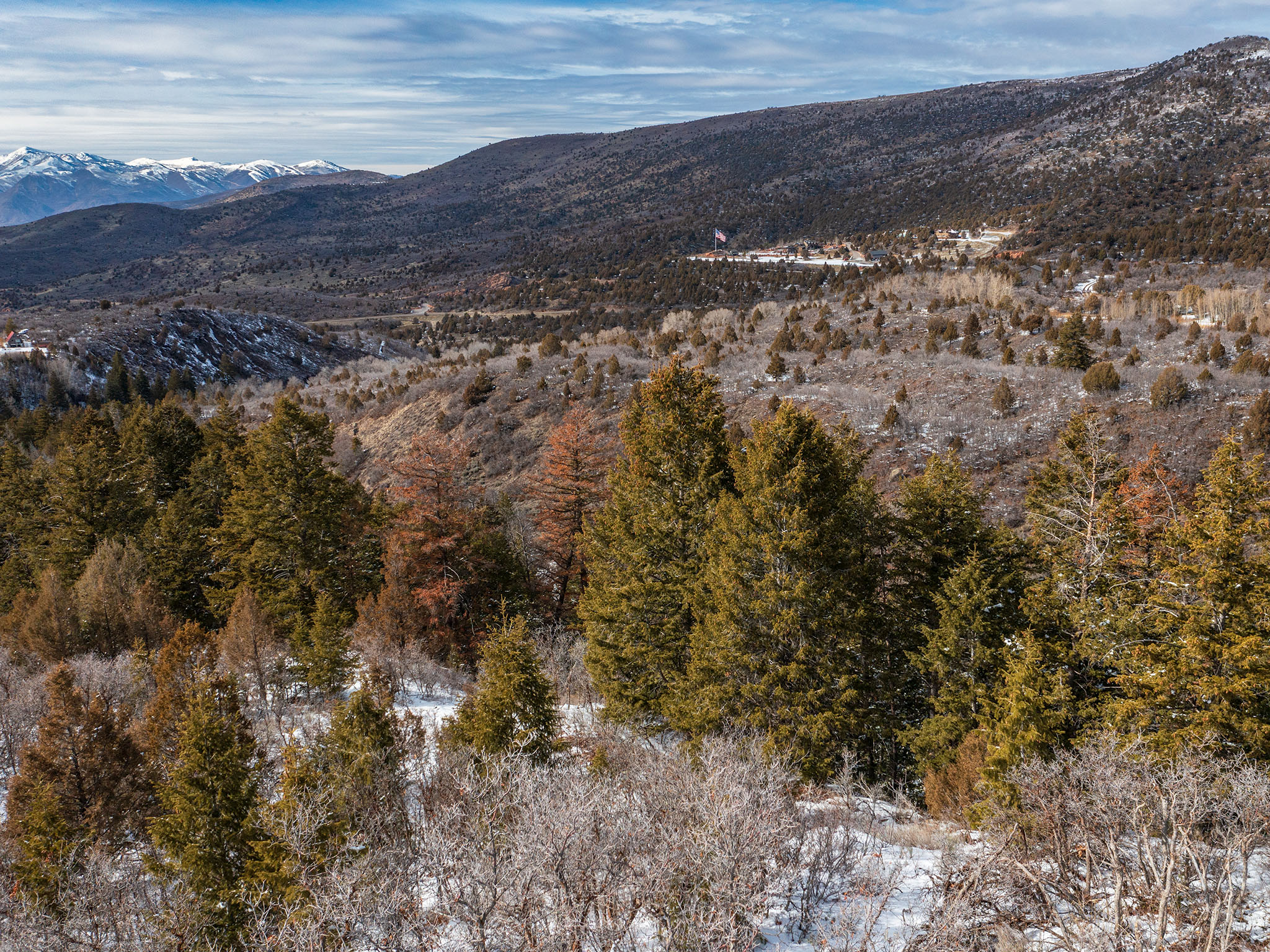 View of mountain backdrop