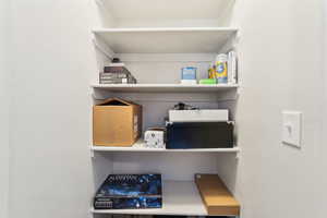View of closet