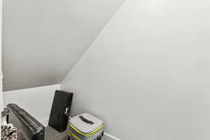 Detailed view of baseboards