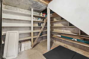 View of storage area
