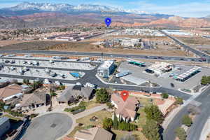 View of property location featuring mountains